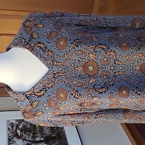 CABI FRENCH COUNTRY FLORAL SHIRT DRESS